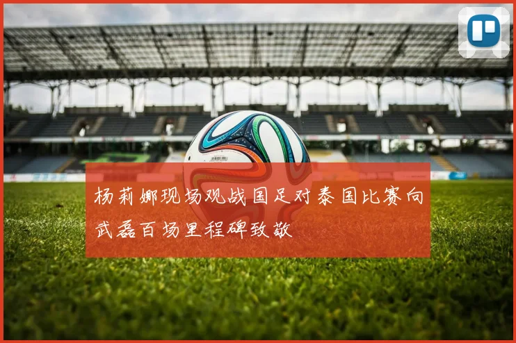 杨莉娜现场观战国足对泰国比赛向武磊百场里程碑致敬